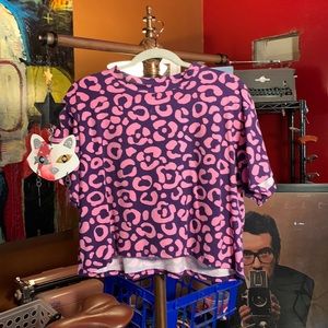 Nooworks Crop Top in Cheetah Spots